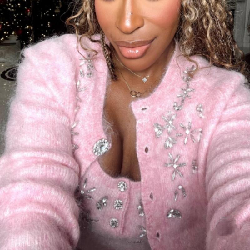 The Cute Pink Sweater Set