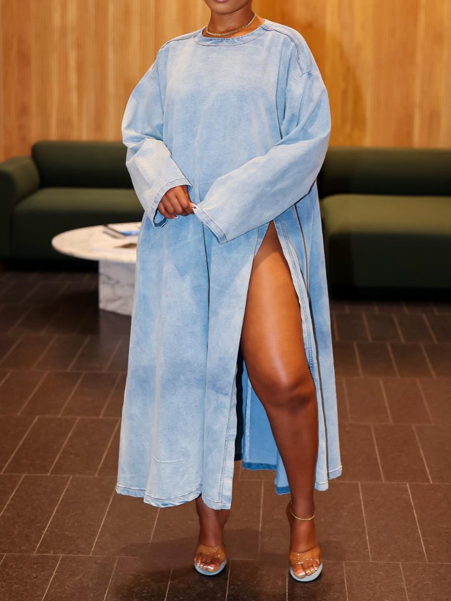 The Bigger Denim Dress