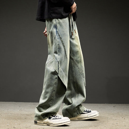 Men's Loose Cargo Jeans