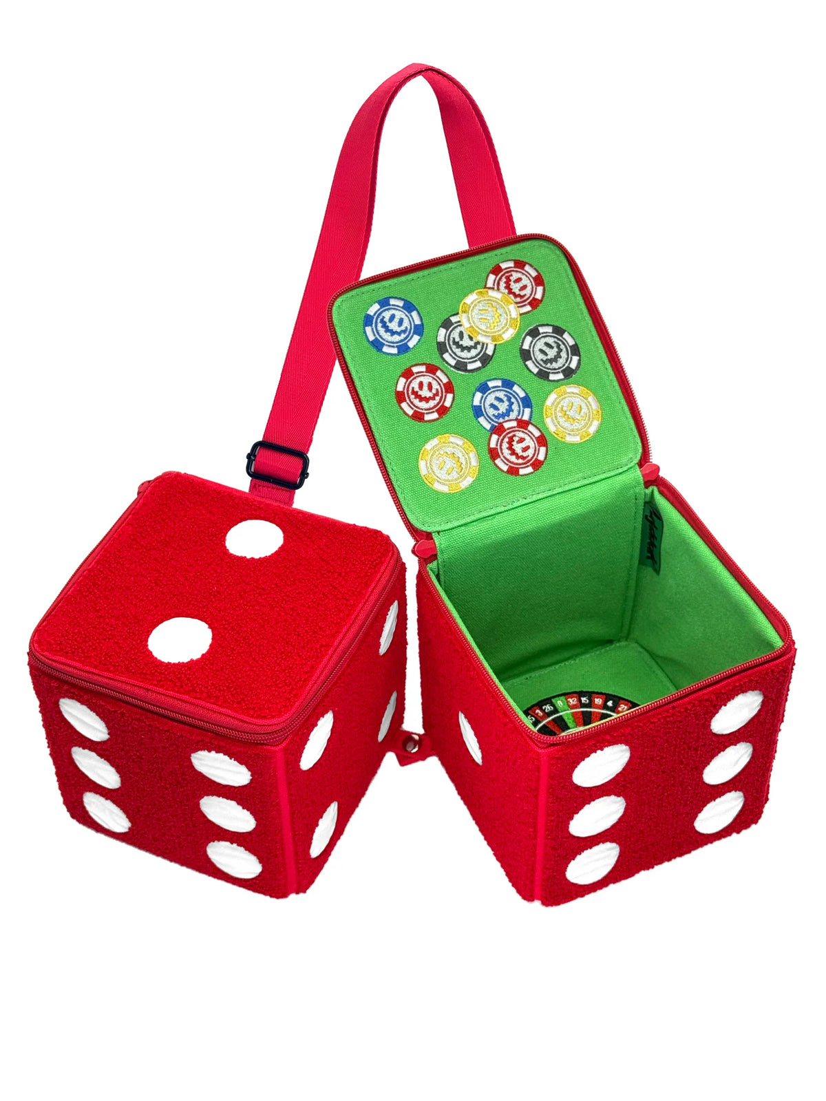 Trendy Gold Coin Dice Bag