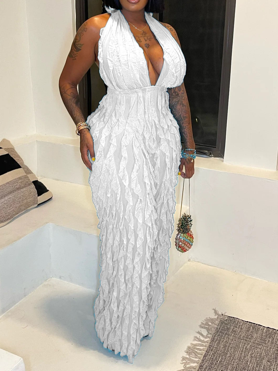 Fashion Sexy Wave Jumpsuit