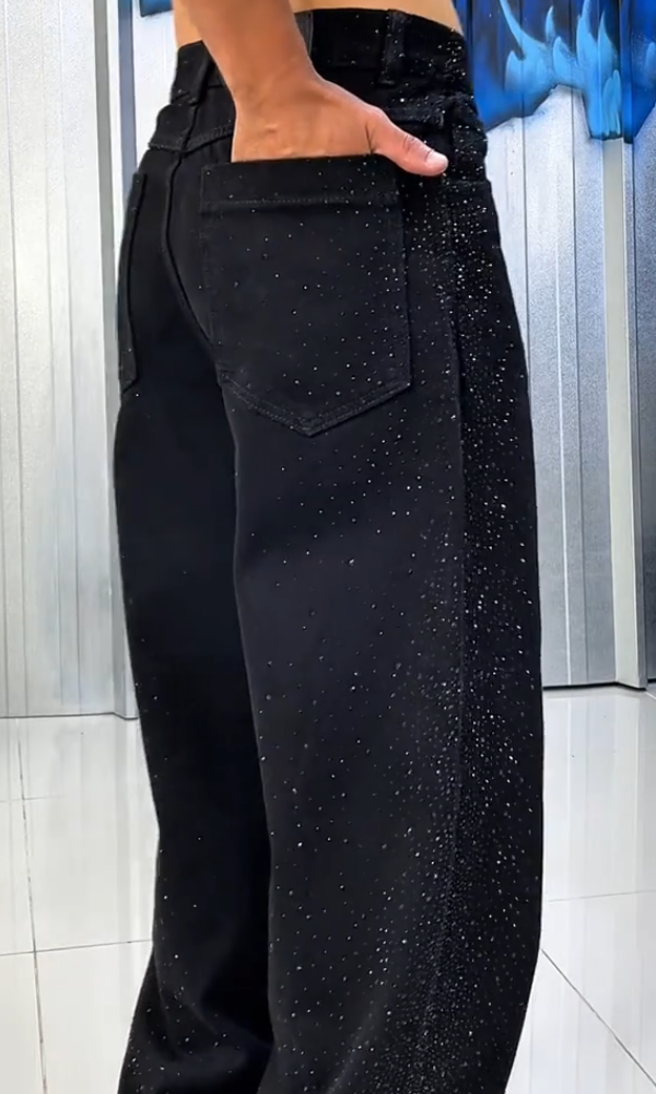 Shiny Men's Casual Loose Jeans