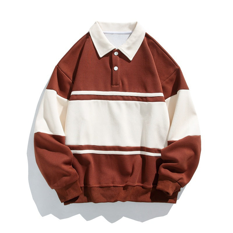 Couple's Striped Polo Shirt
