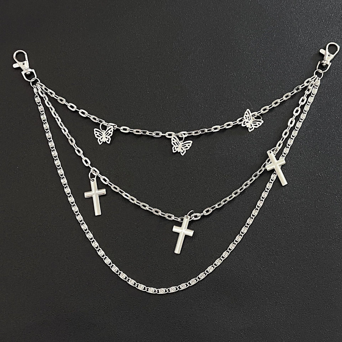 Fashion Butterfly Jeans Waist Chain