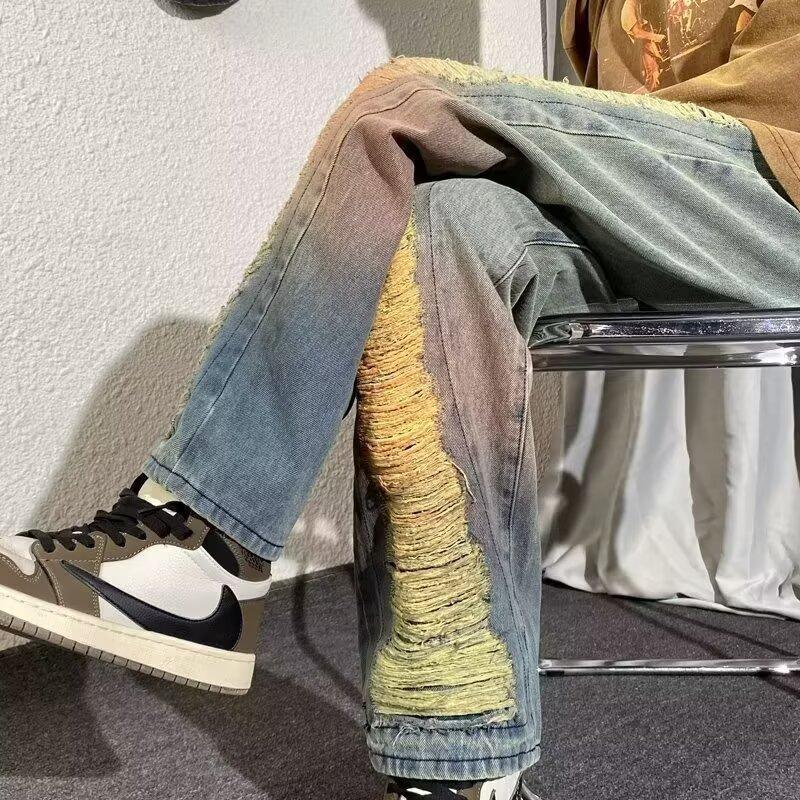 Men's Ripped Vintage Jeans