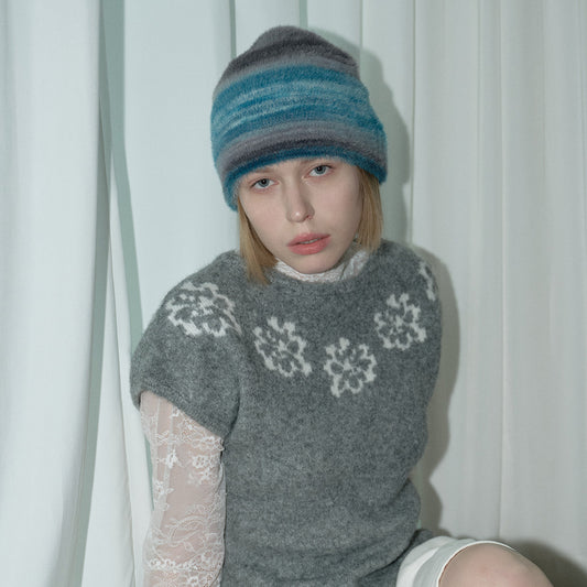 Vintage Soft Wool Knitted Hat