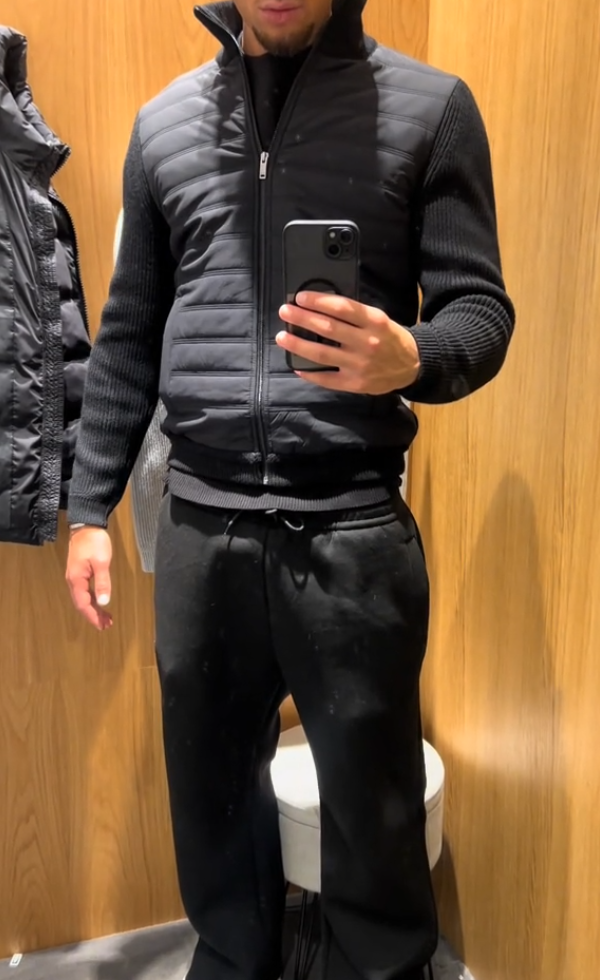 Men's Rib-Knit Jacket