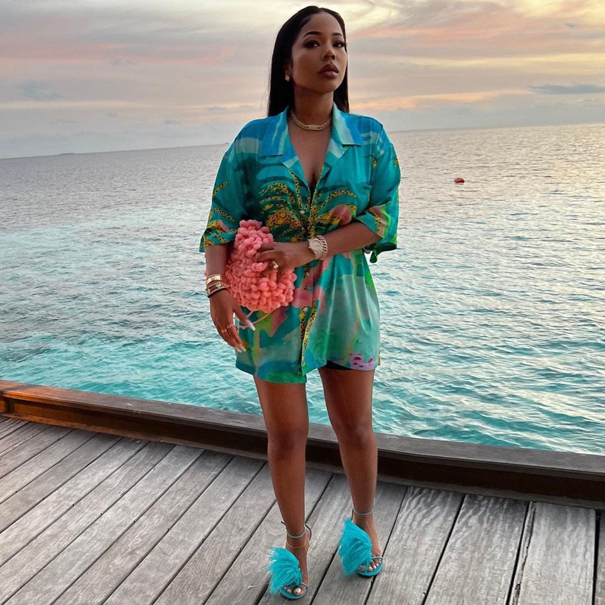 Island Vibes Cabana Shirt