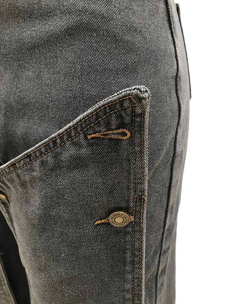 Double-breasted Detachable Jeans