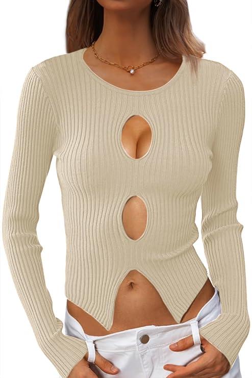 Ripped Split Sweater