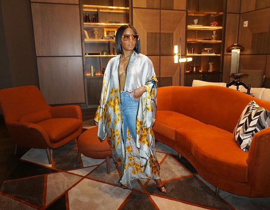 Golden Ginkgo Kimono