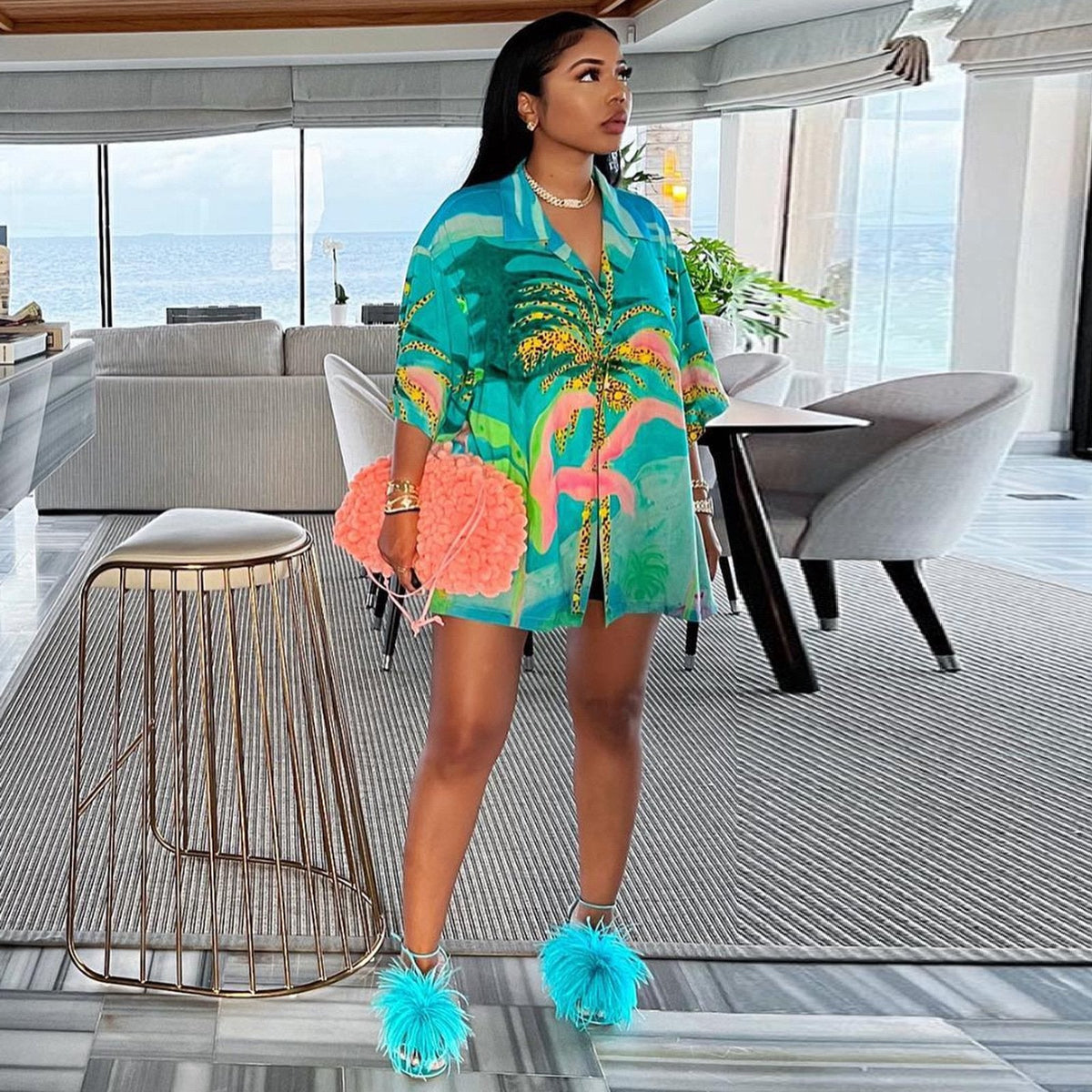 Island Vibes Cabana Shirt