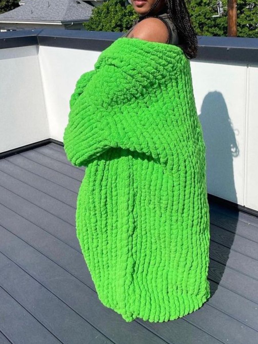 The Oversized Knit Cardigan