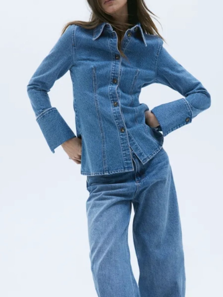 Chic Denim Top