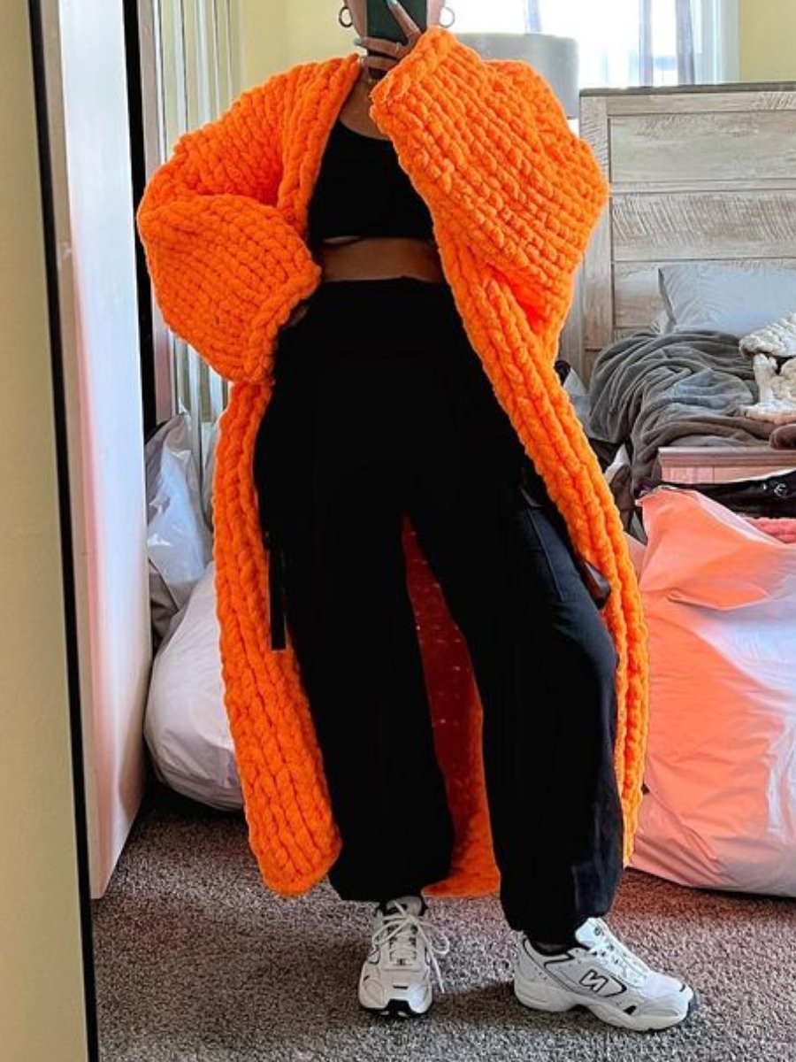 The Oversized Knit Cardigan