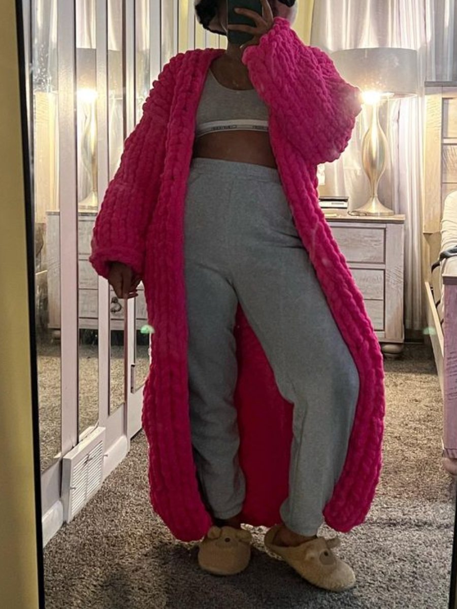 The Oversized Knit Cardigan