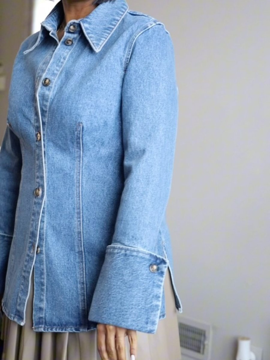 Chic Denim Top